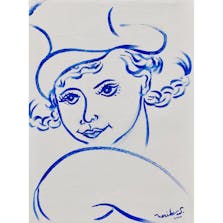 Cutie as Marlene Dietrich in "The Blue Angel"